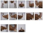 Statue décorative murale en forme de tête d'éléphant  100 cm, Enlèvement, Neuf