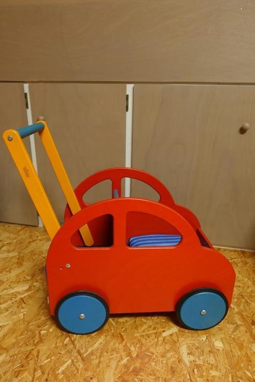 HABA houten loopwagen/duwauto, Kinderen en Baby's, Speelgoed | Houten speelgoed, Zo goed als nieuw, Rij- of Hobbelspeelgoed, Ophalen