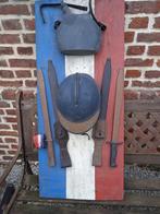 Franse WO1 en Duitse helm, Verzamelen, Ophalen of Verzenden