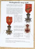 2 stuks 'Oorlogskruis 1914-18', Verzenden