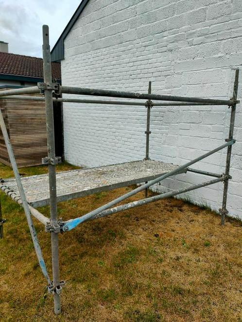 Gegalvaniseerde buizenstelling te huur/te koop, Doe-het-zelf en Bouw, Steigers, Zo goed als nieuw, Ophalen