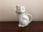 Theepot wit porselein poes kat, Huis en Inrichting, Keuken | Servies, Ophalen of Verzenden, Porselein