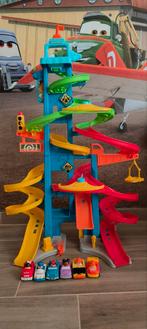 Autoracebaan met 6 auto's - Little People, Kinderen en Baby's, Speelgoed | Fisher-Price, Ophalen, Zo goed als nieuw