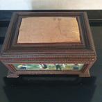 Antieke Tramp Art naaikist – ca. 1900g, Ophalen