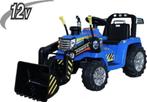 Tractor 12V met voorlader, kindertractor elektrisch, Kinderen en Baby's, Speelgoed | Buiten | Accuvoertuigen, Zo goed als nieuw