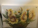 Canvas zonnebloemen, Huis en Inrichting, Nieuw, Ophalen of Verzenden