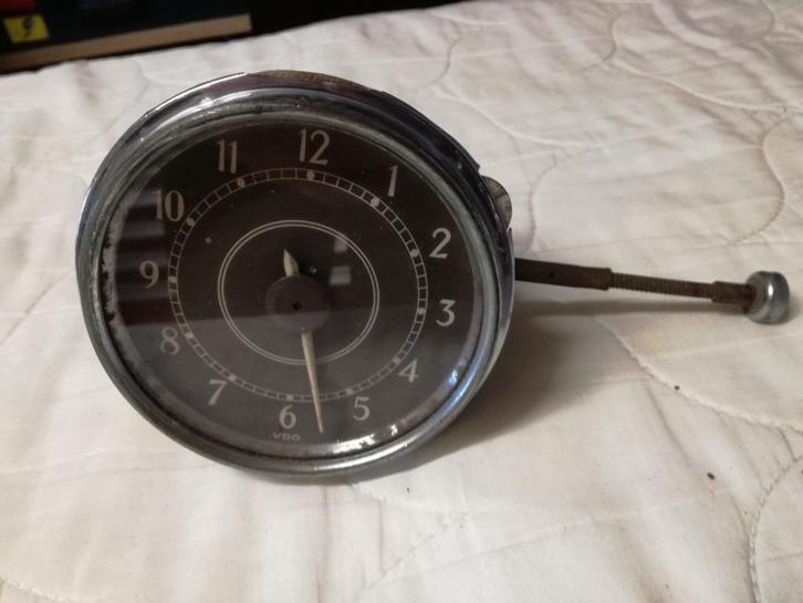 Brilkever werkende klok 1951, Auto-onderdelen, Dashboard en Schakelaars, Oldtimer onderdelen, Gebruikt, Ophalen of Verzenden