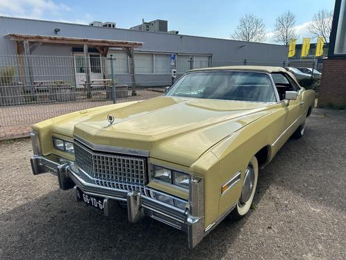Cadillac Eldorado 1975, Auto's, Cadillac, Bedrijf, Te koop, Eldorado, Elektrische ramen, Lederen bekleding, Open dak, Radio, Benzine
