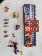 Janod Brandweer Story Box – houten speelset – deels compleet, Kinderen en Baby's, Ophalen, Gebruikt, Overige typen