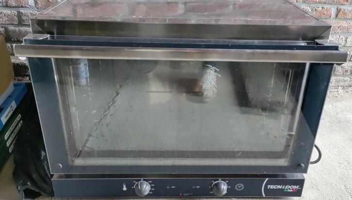 Technodome hetelucht RVS oven, Elektronische apparatuur, Ovens, Gebruikt, Vrijstaand, Oven, Hete lucht, Ophalen of Verzenden