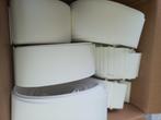 Witte lamellen met rails, Ophalen, 100 tot 150 cm, 200 cm of meer, Wit