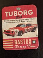 Bierviltje Tuborg Bastos autorally racing team piloten, Verzamelen, Ophalen of Verzenden, Gebruikt, Viltje(s)