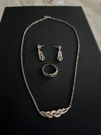 Zilveren set 925, Handtassen en Accessoires, Kettingen, Ophalen of Verzenden, Zo goed als nieuw