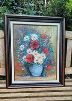 Bloemenschilderij Pirelli, Antiek en Kunst, Ophalen