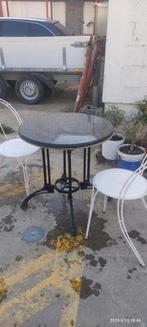 Table et chaises en métal, Jardin & Terrasse, Enlèvement ou Envoi, Comme neuf
