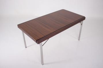 Vintage modernistische tafel | Pieter de Bruyne | Rosewood beschikbaar voor biedingen