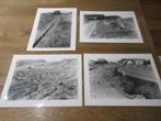 4 PERSFOTO'S 18 x 24 CM WEGENWERKEN OOST-VLAANDEREN ?, Enlèvement ou Envoi, Comme neuf, Photo