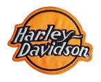 Patch Harley Davidson - Oranje - 93 x 74 mm, Harley davidson, Nieuw zonder kaartje, Dames, Overige typen