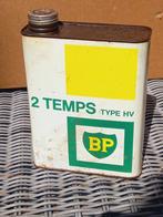 vintage olieblik BP 2 temps, Verzamelen, Blikken, Ophalen of Verzenden, Gebruikt