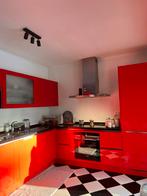 Rode complete keuken, Maison & Meubles, Cuisine | Cuisines complètes, Rouge, Granit ou Pierre, Brillant ou Laqué, Enlèvement