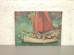Georges Rogy - maritiem schilderijtje, Antiek en Kunst, Kunst | Schilderijen | Klassiek, Ophalen of Verzenden