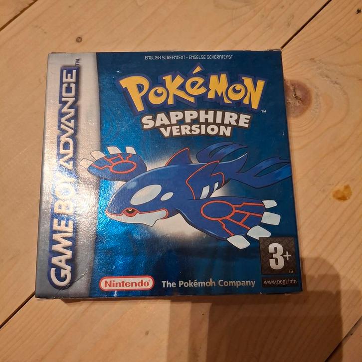 Nintendo pokemon sapphire version.game boy advance.CIB., Games en Spelcomputers, Games | Nintendo Game Boy, Zo goed als nieuw