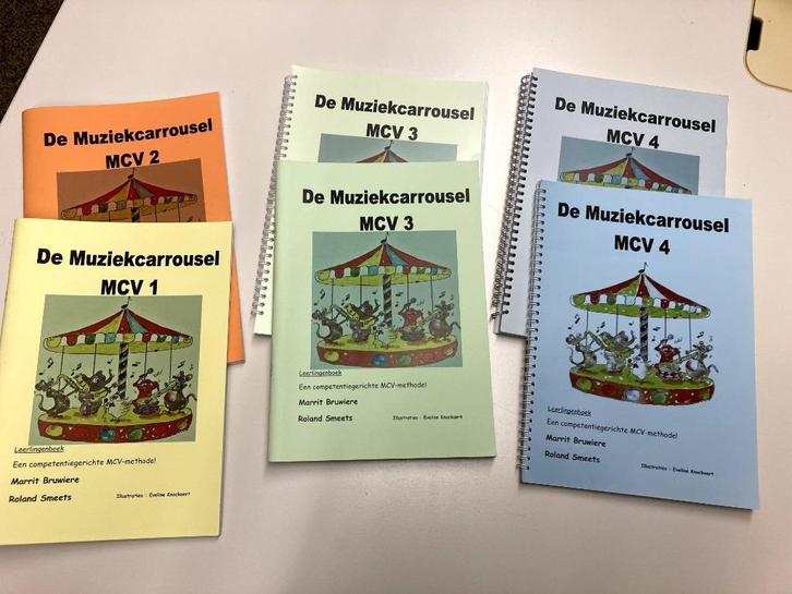 notenleerboeken De muziekcarrousel MCV, Boeken, Muziek, Nieuw, Ophalen of Verzenden