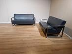 Montel Apple - Ensemble de canapé - 3+2 places - Anthracite, 150 à 200 cm, Comme neuf, Design, Cuir
