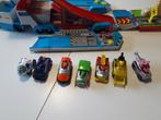 Paw patrol vrachtwagen met lanceerpl met metalen voertuigen, Kinderen en Baby's, Ophalen of Verzenden, Zo goed als nieuw