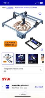 Laser gravermachine s9 90w, Elektronische apparatuur, Overige elektronische apparatuur, Ophalen of Verzenden, Zo goed als nieuw