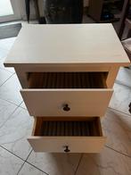 Ikea wit nachtkastje, Ophalen, Minder dan 45 cm, 55 tot 70 cm, Zo goed als nieuw