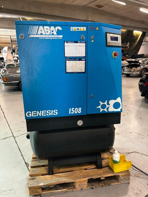 Abac Genesis 1508 opknapper, Doe-het-zelf en Bouw, Compressors, Gebruikt, 6 tot 10 bar, 100 liter of meer, 800 liter/min of meer