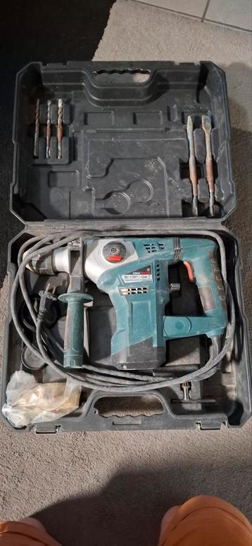 Powerplus XQ boorhamer sds + klemkop, Enlèvement, Utilisé