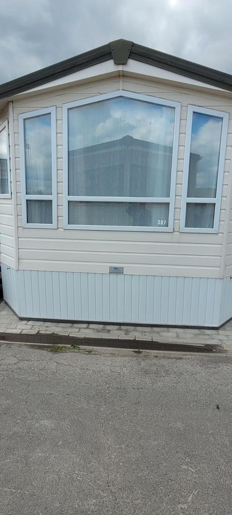 Stacaravan 10 x 3.80m op camping Zilvermeeuw knokke, Caravans en Kamperen, Stacaravans, Ophalen