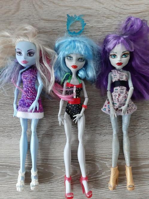 3 poupées Monster High, Enfants & Bébés, Jouets | Poupées, Comme neuf, Enlèvement ou Envoi