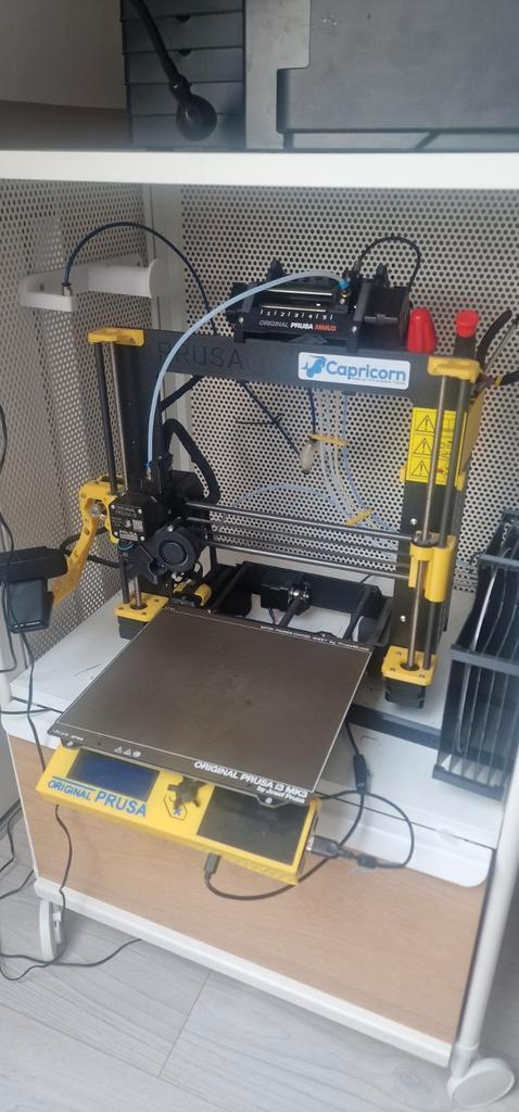Prusa i3 mk3S+ MMU3 OctoPi Custom Upgraded 3D Printer, Computers en Software, 3D Printers, Zo goed als nieuw, Ophalen
