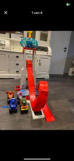 Paw patrol uitkijktoren Xl met 4 auto’s en mannetjes, Ophalen, Zo goed als nieuw