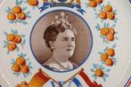 Gedenkplaat: Nederland 1898 Koningin der Nederland, Ophalen of Verzenden