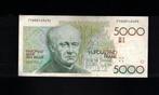 Billet belge de 5000 Francs - Guido Gezelle, Enlèvement, Billets en vrac
