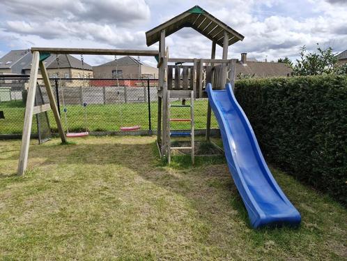 Schommel, Kinderen en Baby's, Speelgoed | Buiten | Speeltoestellen, Gebruikt, Glijbaan, Schommel, Zandbak, Aanbouwonderdeel, Ophalen