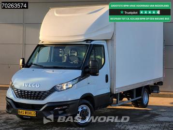 Iveco Daily 35C16 Automaat Laadklep Bakwagen Dubbellucht Air, Autos, Entreprise, Automatique, Tissu, 4 cylindres