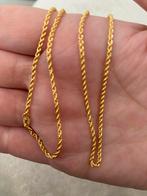Collier maille corde en or 18k, Bijoux, Sacs & Beauté, Enlèvement, Comme neuf, Or, Or