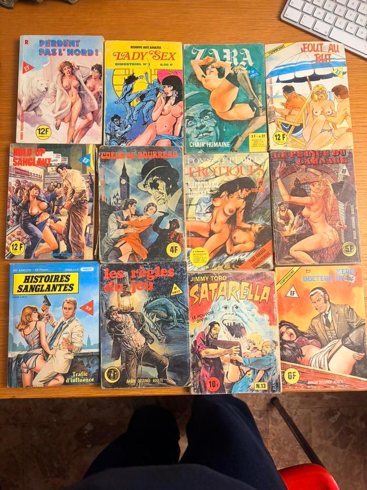 Bande dessinée pour adulte 1970, Boeken, Strips | Comics, Gelezen, Ophalen of Verzenden