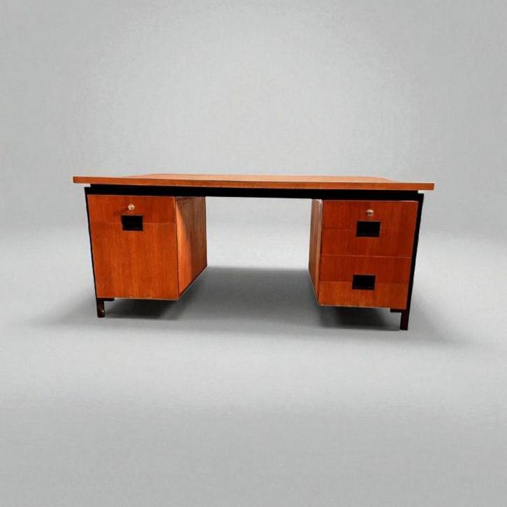 Vintage bureau + 3 stoelen Cees Braakman Pastoe Japanese, Huis en Inrichting, Woonaccessoires | Overige, Zo goed als nieuw, Ophalen