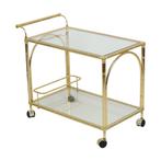 Hollywood Regency Trolley Bar Meubel Faux Bamboe Orsenigo, Ophalen, Gebruikt