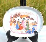 petit plateau porcelaine decor asiatique, Ophalen of Verzenden