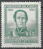 Chili 1955/1956 - Yvert 258 - José Joaquín Prieto Vial (PF), Timbres & Monnaies, Envoi, Non oblitéré