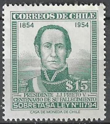 Chili 1955/1956 - Yvert 258 - José Joaquín Prieto Vial (PF)