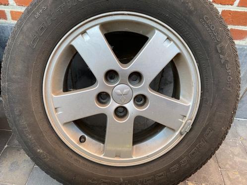 4 alu-autovelgen 16" Mitsubishi, Auto-onderdelen, Banden en Velgen, Velg(en), Zomerbanden, 16 inch, 215 mm, Gebruikt, Ophalen