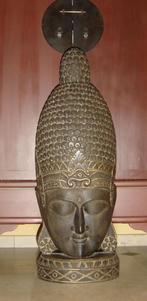 Cambodja (Angkor Wat) eiken Boeddha masker 105cm H - 19de E, Antiek en Kunst, Kunst | Beelden en Houtsnijwerken, Verzenden